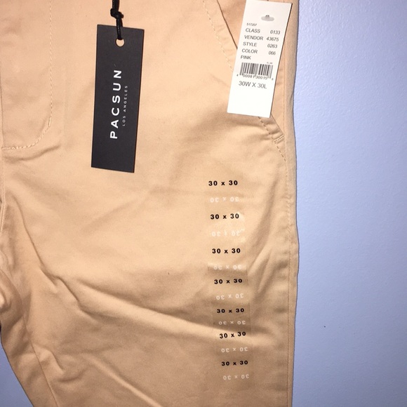 Pink Pacsun Slim 30x30 Chinos - Picture 3 of 5